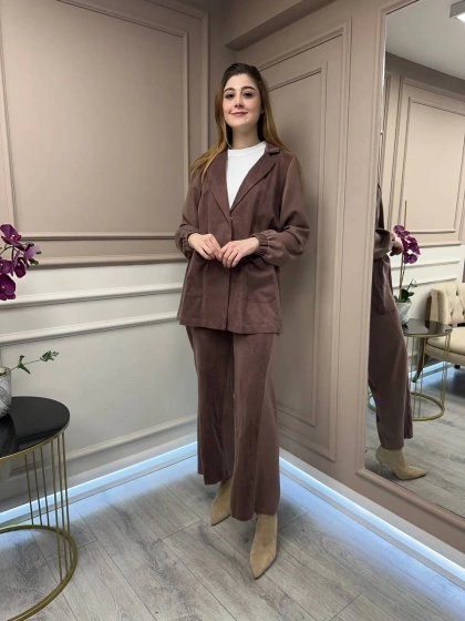 Ghisa 25YGSTKM3087 Kahve Takım