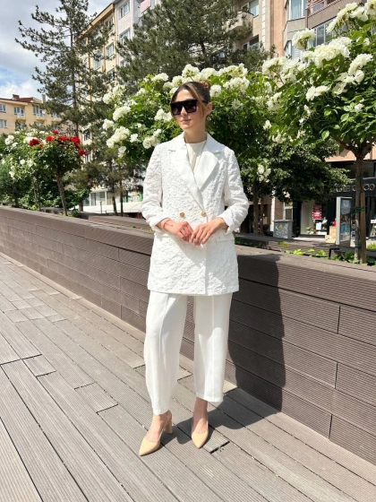 Ghisa 25YGSTKM3110 Beyaz İkili Takım