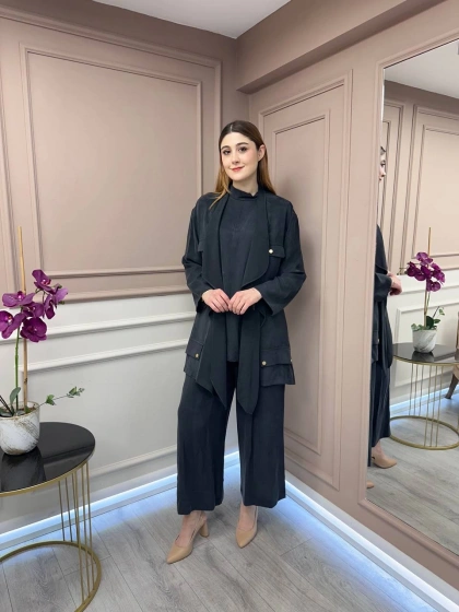 Ghisa 25YGSTKM3930 Siyah İkili Takım