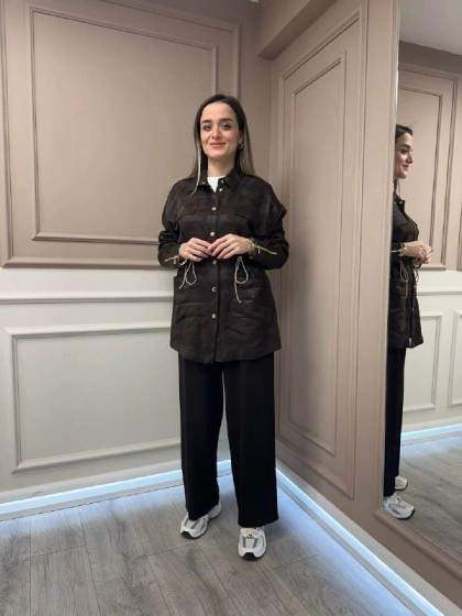 Ghisa 25YGSTKM4082 Kahve İkili Takım