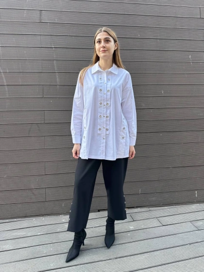 Ghisa 25YGSTKM4696 Beyaz İkili Takım