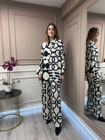 Ghisa 25YGSTKM4824 Ekru İkili Takım