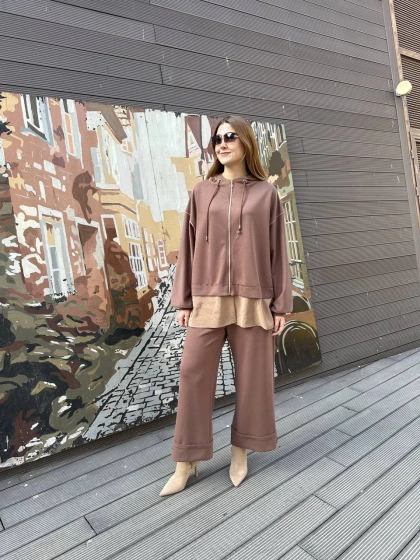 Ghisa 25YGSTKM4837 Kahve İkili Takım