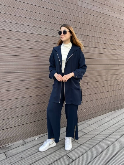 Ghisa 25YGSTKM4886 Lacivert İkili Takım