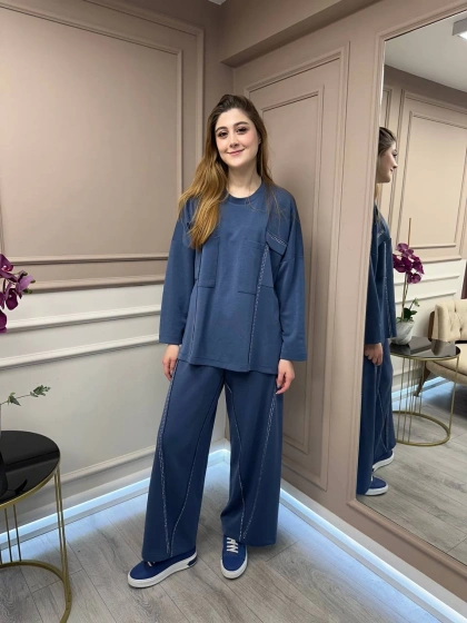 Ghisa 25YGSTKM4938 İndigo İkili Takım