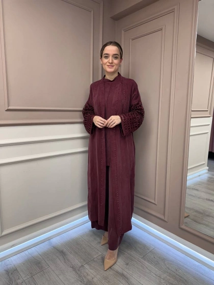 Ghisa 25YGSTKM7329 Bordo Üçlü Takım