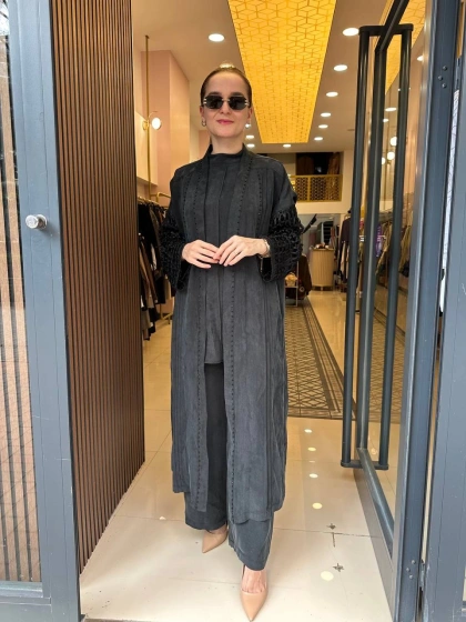 Ghisa 25YGSTKM7329 Siyah Üçlü Takım