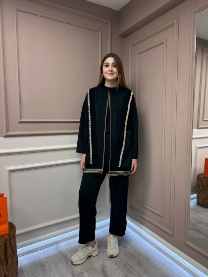 Ghisa 25YGTKM4810 Siyah İkili Takım