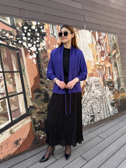 Ghisa 25YÖRHRK3157 Mor Hırka