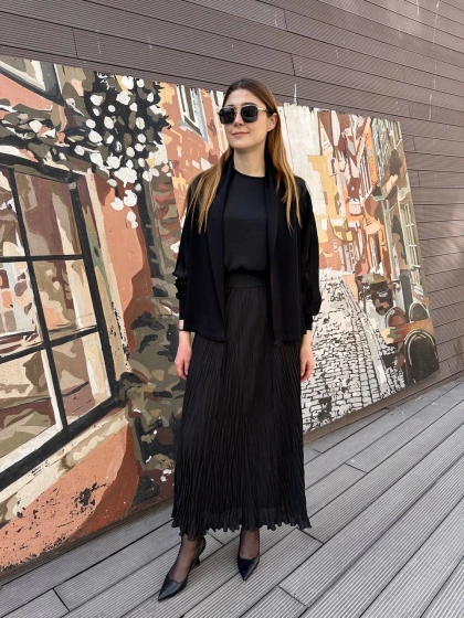 Ghisa 25YÖRHRK3157 Siyah Hırka