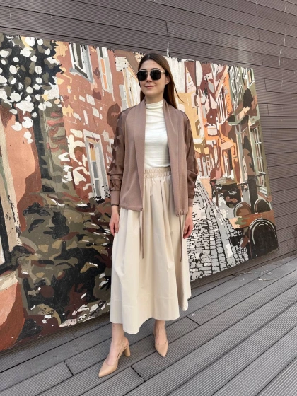 Ghisa 25YÖRHRK3157 Vizon Hırka