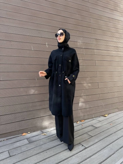 Ghisa 26KGSKBN6551 Siyah Angora Kaban