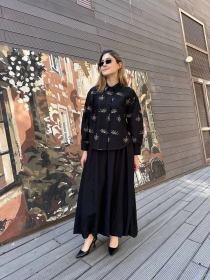 Ghisa 26KGSTKM1864 Siyah Etekli Takım