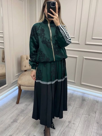 Ghisa 26KGSTKM3248 Yeşil Etekli Takım