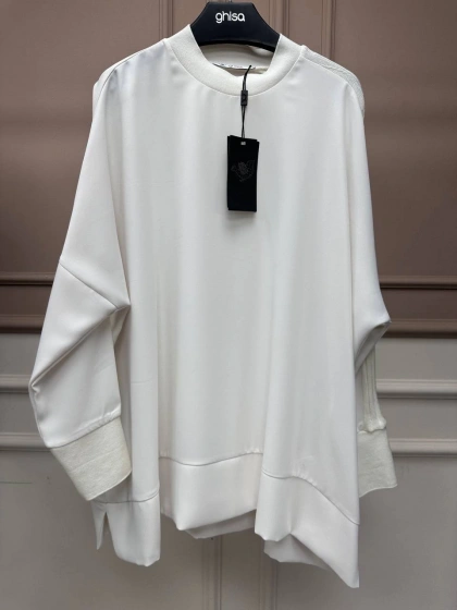 Ghisa 26KGSTNK4831 Ekru Kol Kısmı Detaylı Tunik