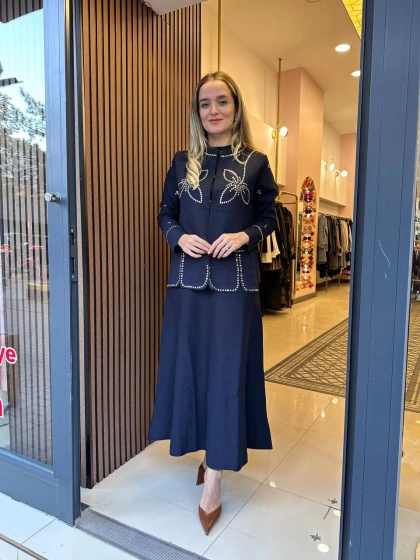 Ghisa 26KOBTKM3213 Lacivert Triko Etekli Takım