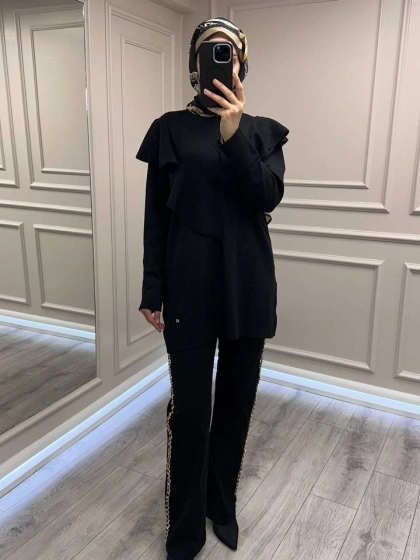 Ghisa 26KOBTNK4206 Siyah Tunik