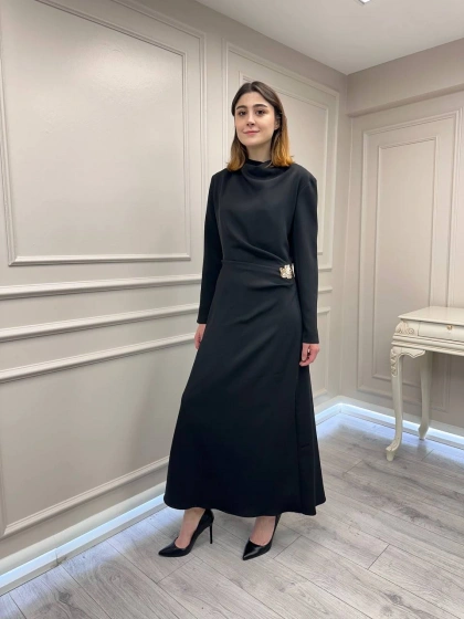 Ghisa 3610E4329 Siyah Elbise