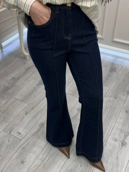 Ghisa 3611P8080 Mavi Kot Pantolon