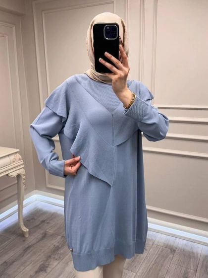 Ghisa 3620T4325 Mavi Merserize Tunik