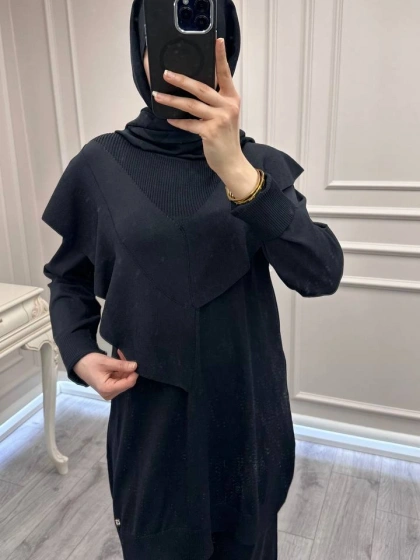 Ghisa 3620T4325 Siyah Merserize Tunik