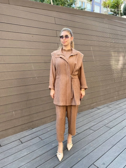 Ghisa 5KGSTKM3946 Camel Üçlü Takım