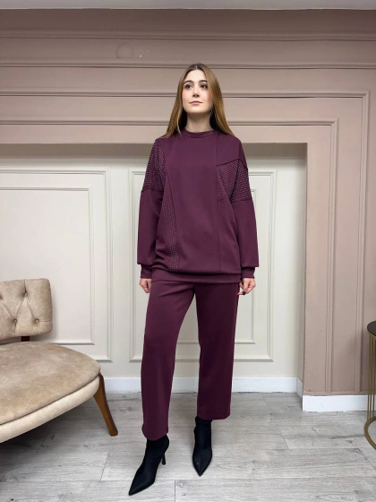 Ghisa 5KGSTKM4764 Mürdüm İkili Takım