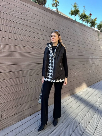 Ghisa 5KGSYLK3987 Siyah Yelek