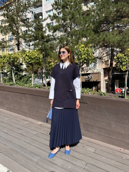 Ghisa 5KOBPNÇ3879 Lacivert Triko Panço