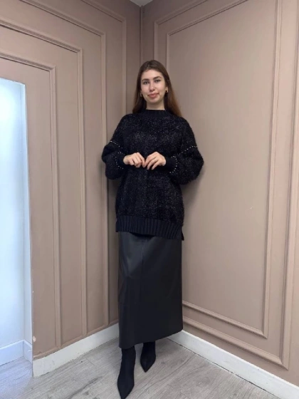 Ghisa 5KÖRTNK4791 Siyah Tunik