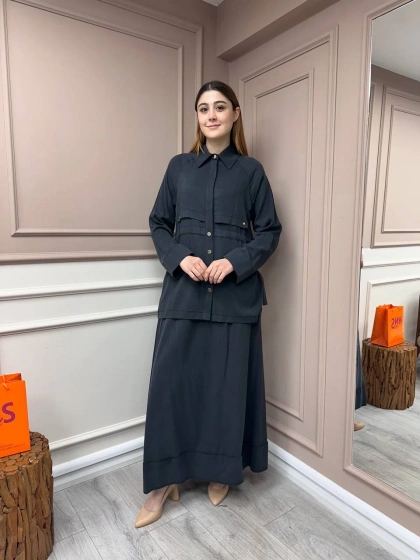 Hilay HLY0125Y101.008 Siyah Stella Etekli Takım