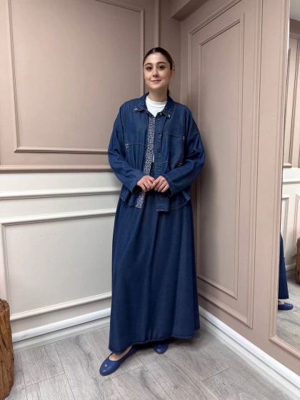 Hilay HLY0125Y101.016 Lacivert Jane Etekli Takım