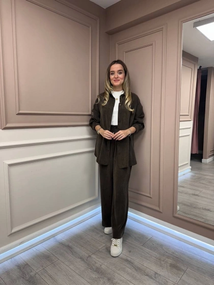 HNS HNS0004 Kahve Cupro Takım