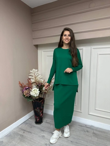 İnvee 5685 Benetton Triko Kalem Etek