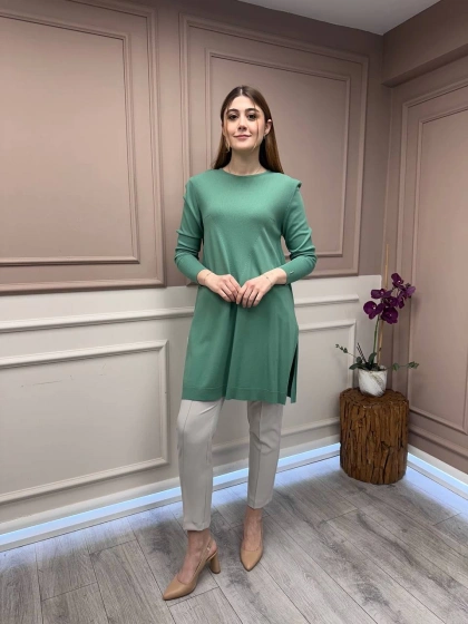 İnvee 6222 Çağla Triko Tunik