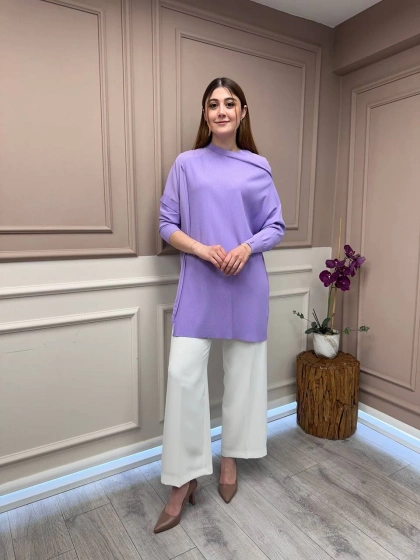 İnvee 6250 Lila Triko Tunik