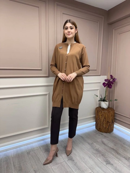 İnvee 6283 Toprak Yusufçuk Hırka