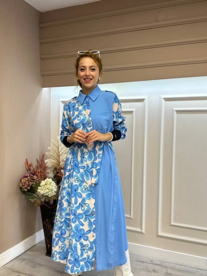 İnvee 6636 Turkuaz Gömlek Kap