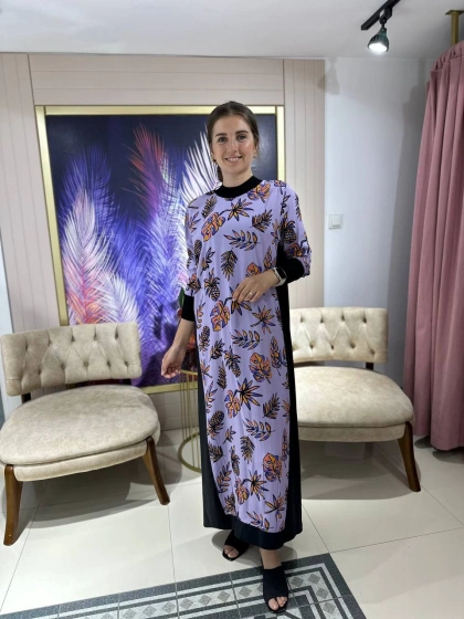 İnvee 6764 Lila Elbise