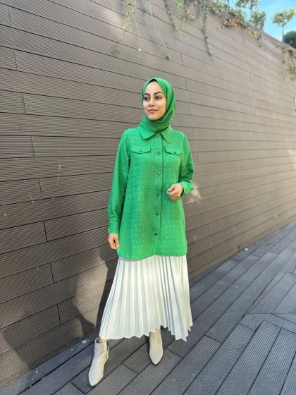 İnvee 6827 Benetton Kapitone Ceket