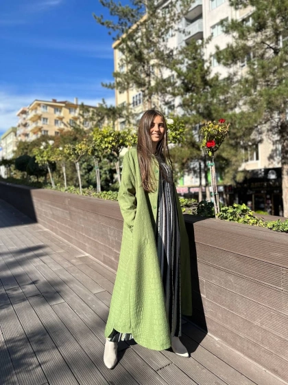 İnvee 6914 Haki Kapitone Kap