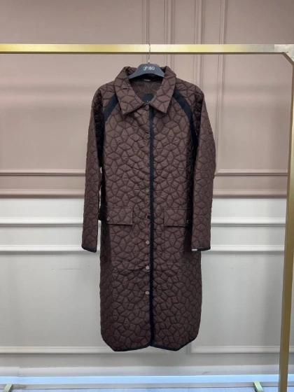 İnvee 7096 Kahve Şerit Detaylı Kap