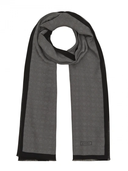 İpekevi 04356 Gümüş Dört Mevsim Monogram Şal