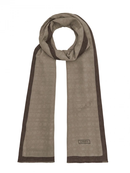 İpekevi 04356 Vizon Dört Mevsim Monogram Şal