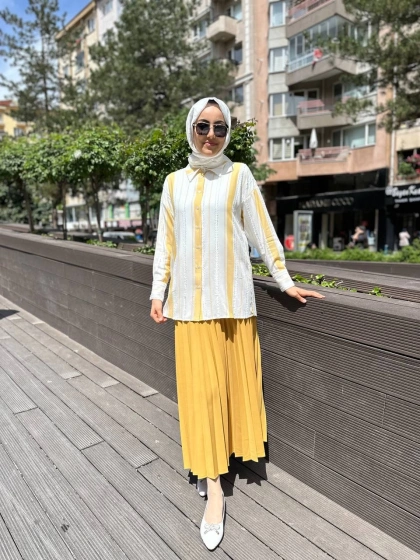 Kahma 24Y18052 Sarı Gömlek