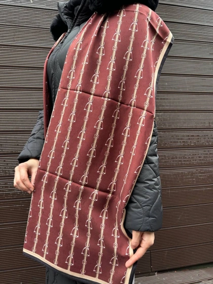 Lunira SlimBelt Bordo Şal