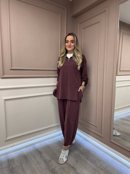 Magazin 4397 Bordo İkili Takım