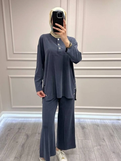 Magazin 4437 Lacivert İkili Takım