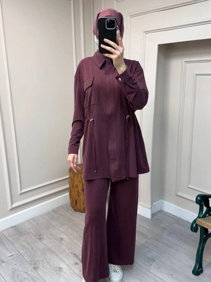 Magazin 7459 Bordo İkili Takım