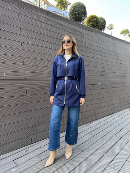 Missemramiss K4650 Lacivert Snow Kap